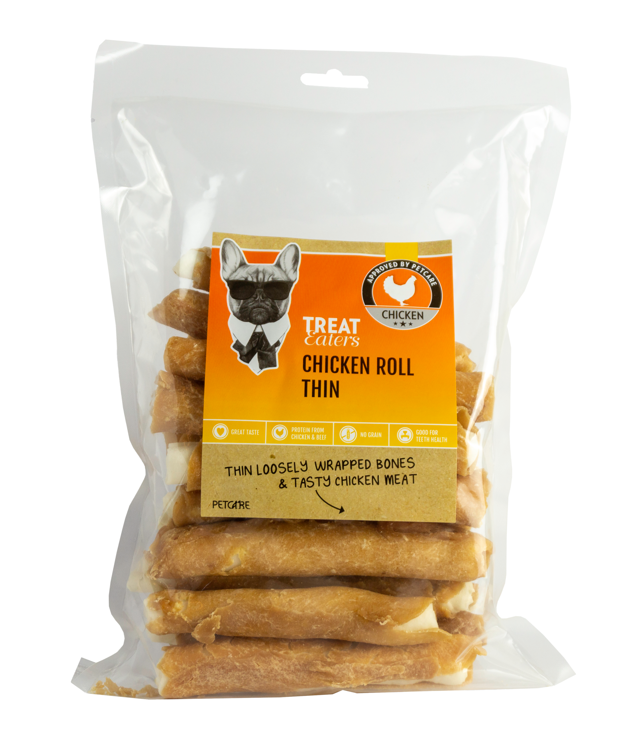 Chicken roll thin