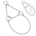 Halvstryp snakelänk silver 5 mm
